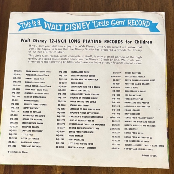 Disney The Scarecrow of Oz Record - Picture 2 of 2